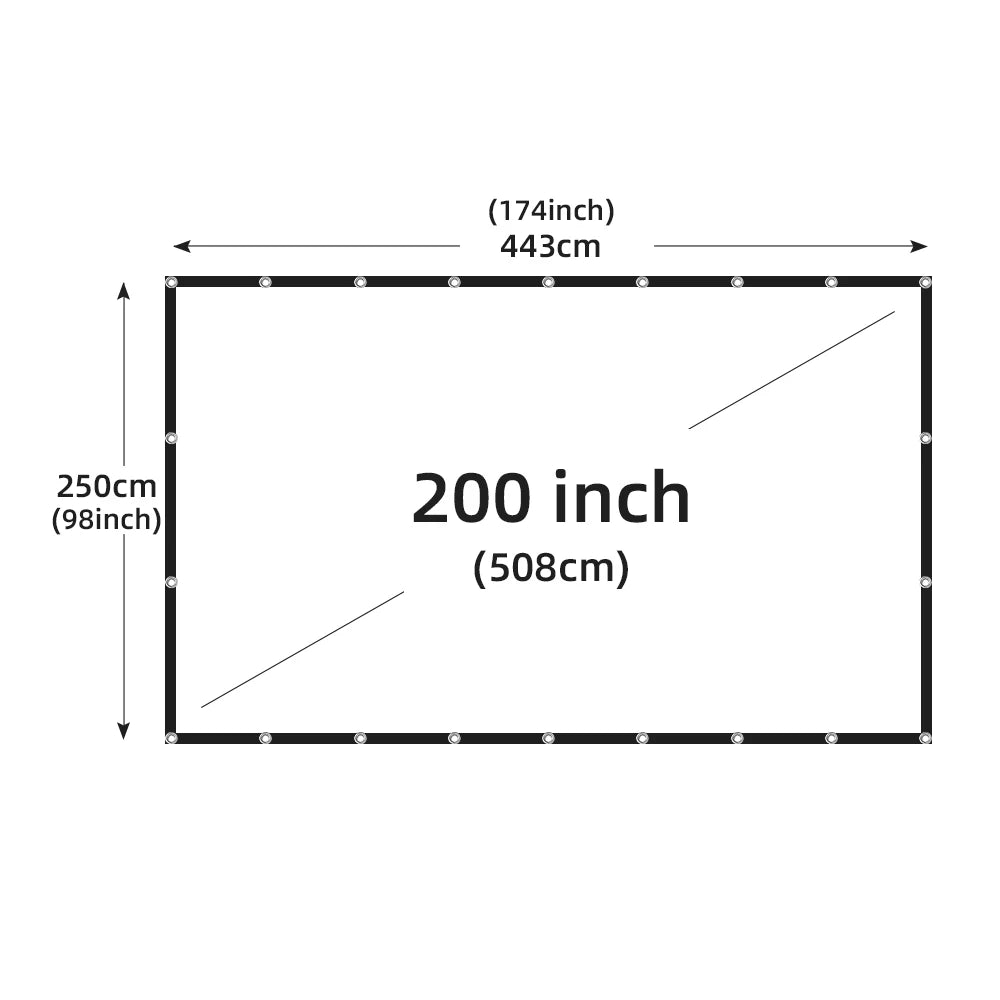 Projection Curtain 16: 9