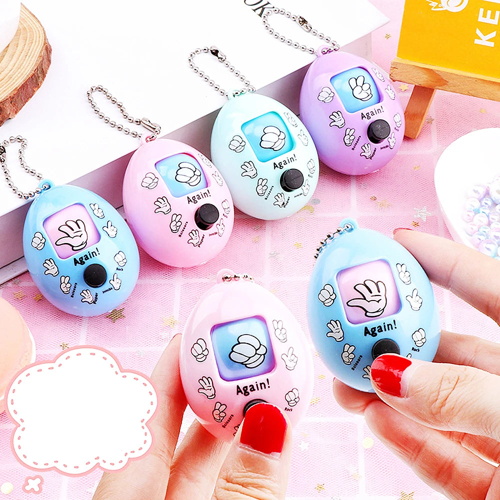 2-10pcs Stone Paper Scissors Game Stress Relief Sensing Toy Parent Child Boy Girl Birthday Party Interactive Party Game