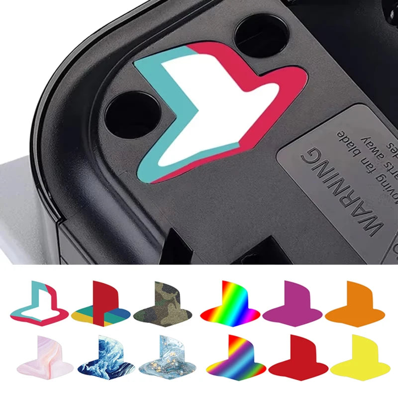 6pcs Custom Vinyl Decal Skin Cover For PS5 Logo Sticker Glossy Underlay For PS5 Disc Digital Version Console Accessories
