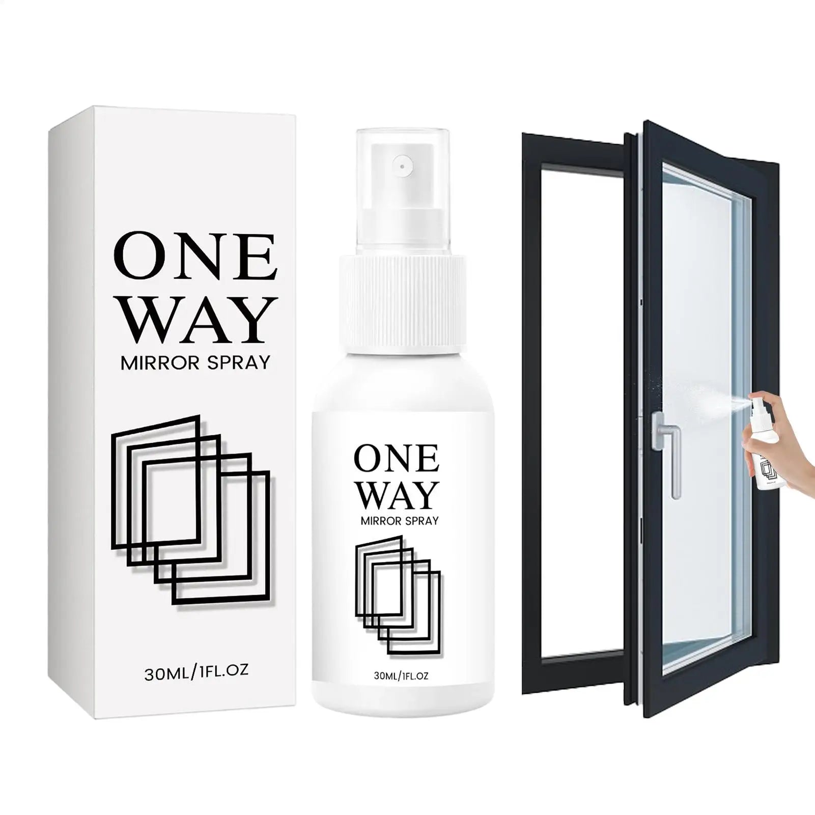 30ml Window Spray Instant Anti-Glare Coating Liquid Home Reflective Window Tint Spray For Home Kitchen Bedroom Bathroom Office