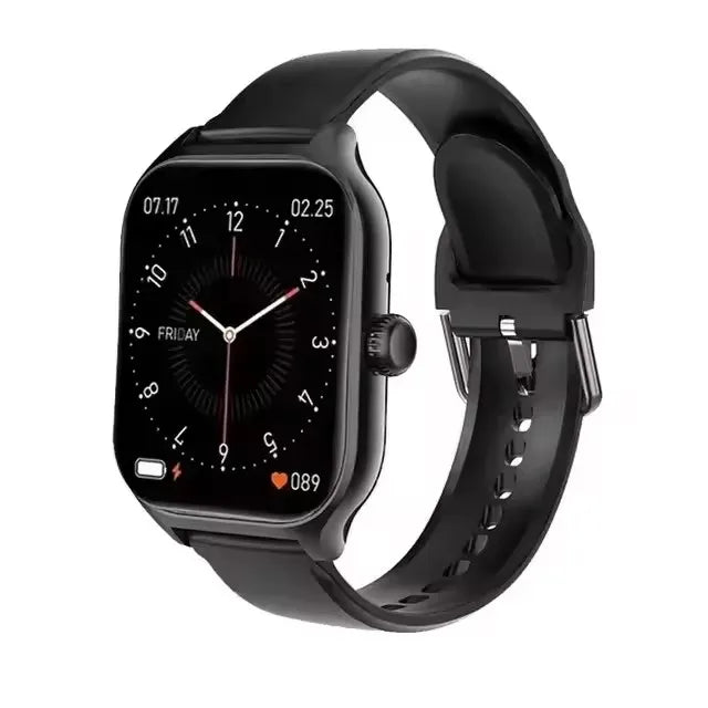 Stay connected and stylish with this versatile smartwatch compatible with both Android and iOS devices!