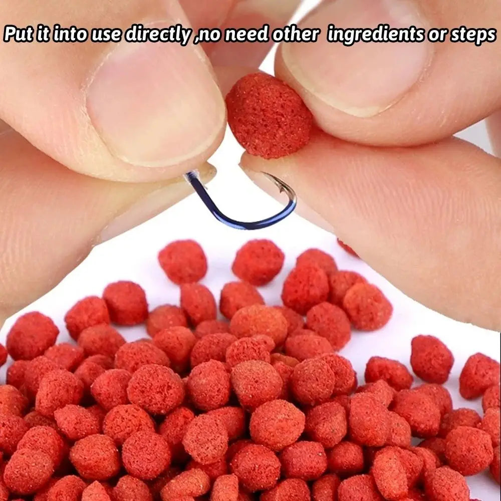 330PCS 4mm 120PCS 6mm Concentrated Fishing Lure Crankbaits Hooks Pop Ups Bait Fish Food Worm Smell Artificial Fishing Attractant