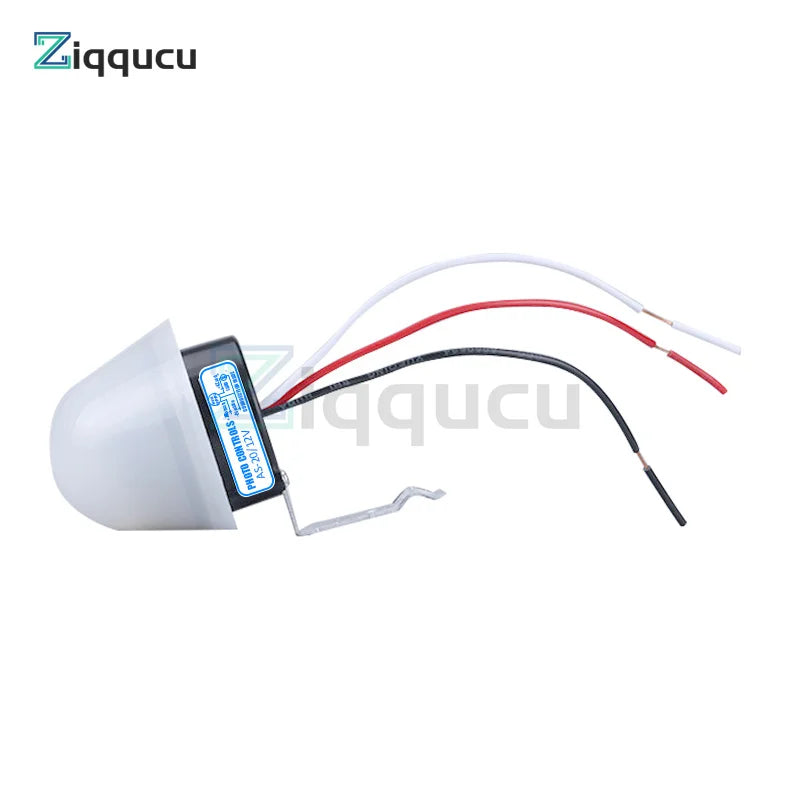 Save energy and light up your nights with this waterproof, sensitive auto photo switch—an easy on/off photocell sensor perfect for street LED lights!