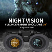 8300 4K Head-Mounted Night Vision Goggles & Binoculars for Adults – Infrared NVG with Manual Focus & 8X Digital Zoom for Hunting, Camping, and Outdoor Surveillance