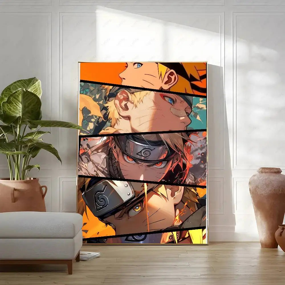 Naruto Anime Poster Rock Lee HD Canvas Wall Art Waterproof Print For Bedroom Living Room Home Decor Gift
