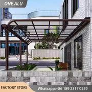 Waterproof Polycarbonate Canopy Door Window Awning Outdoor Sun Shade Rain Cover UV Protection Entrance Porch Patio Shelter