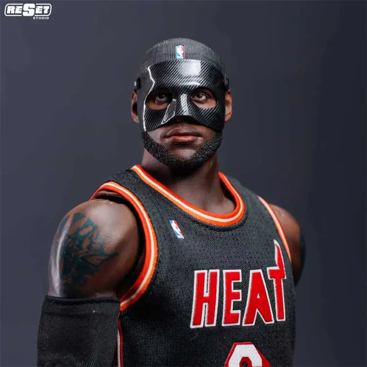 In Stock ResetStudio 1/6 Collection Series Movable Eyes Heat Black Mask James Movable Doll Toy Gift Collection