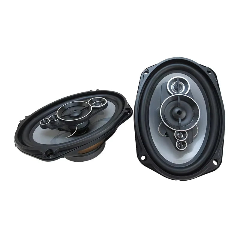 2PCS 6X9 inch (2X1200W) 2400W 5-way car mounted high fidelity full frequency coaxial speaker, preferred for modified vehicles