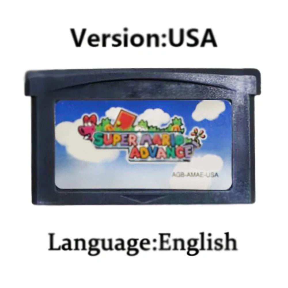 Mario GBA Games cards EUR USA Version