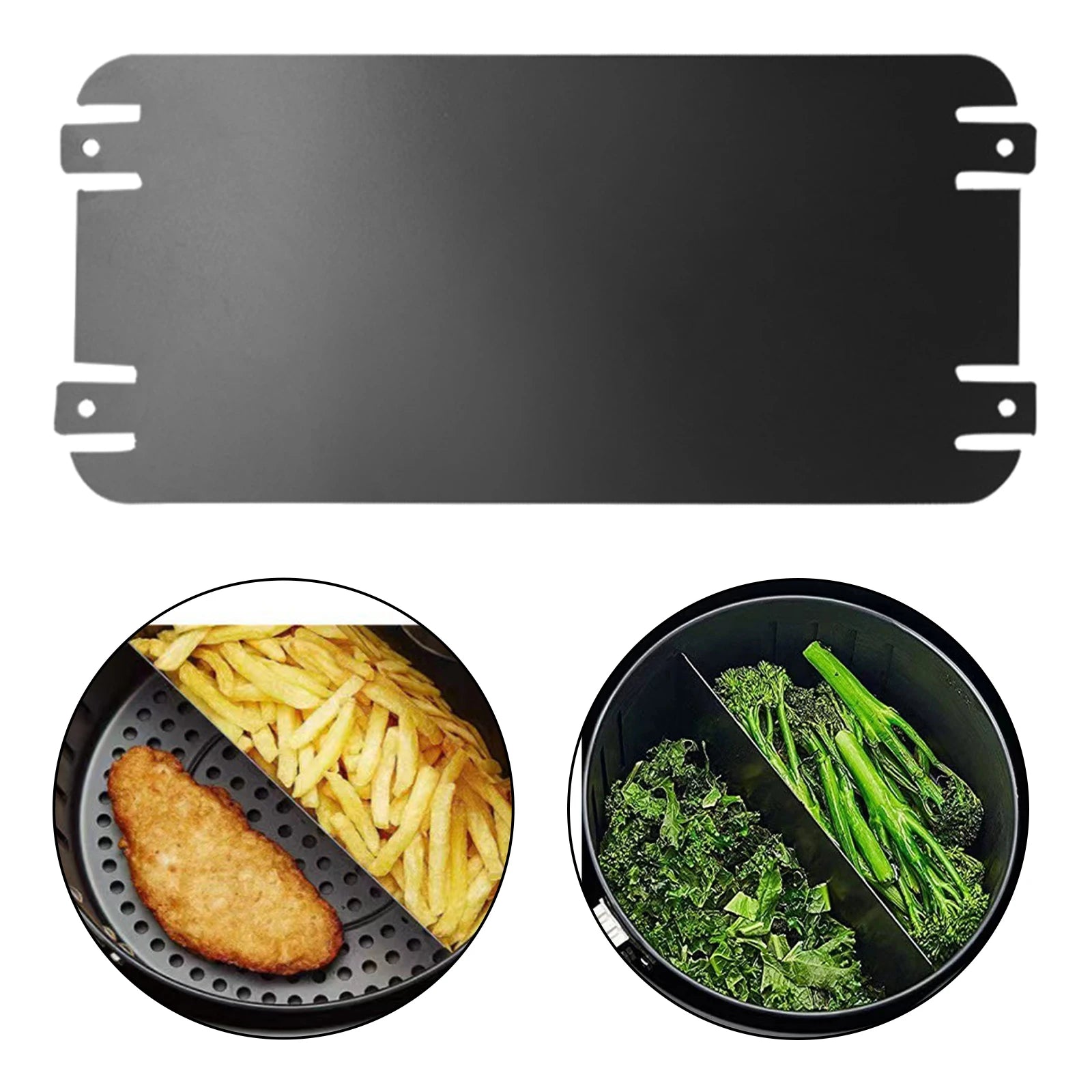 Air Fryer Basket Replacement Grill Air Pan for Power Dash Parts Crisper Plate Non-Stick Fry Pan Kitchen Airfryer Accessories