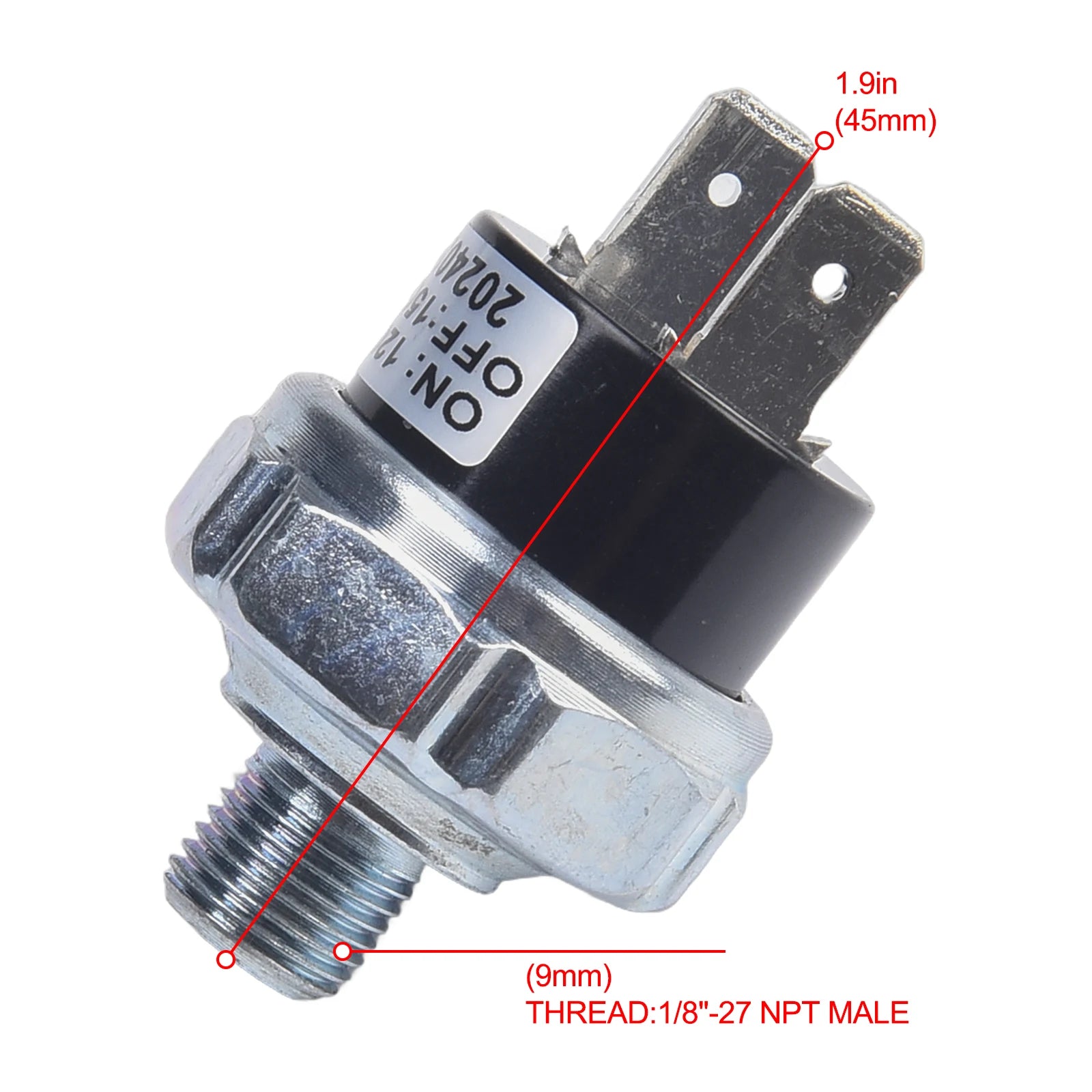 Ensure optimal performance with this reliable air compressor pressure switch—precise control for maintaining safe and efficient pressure levels!