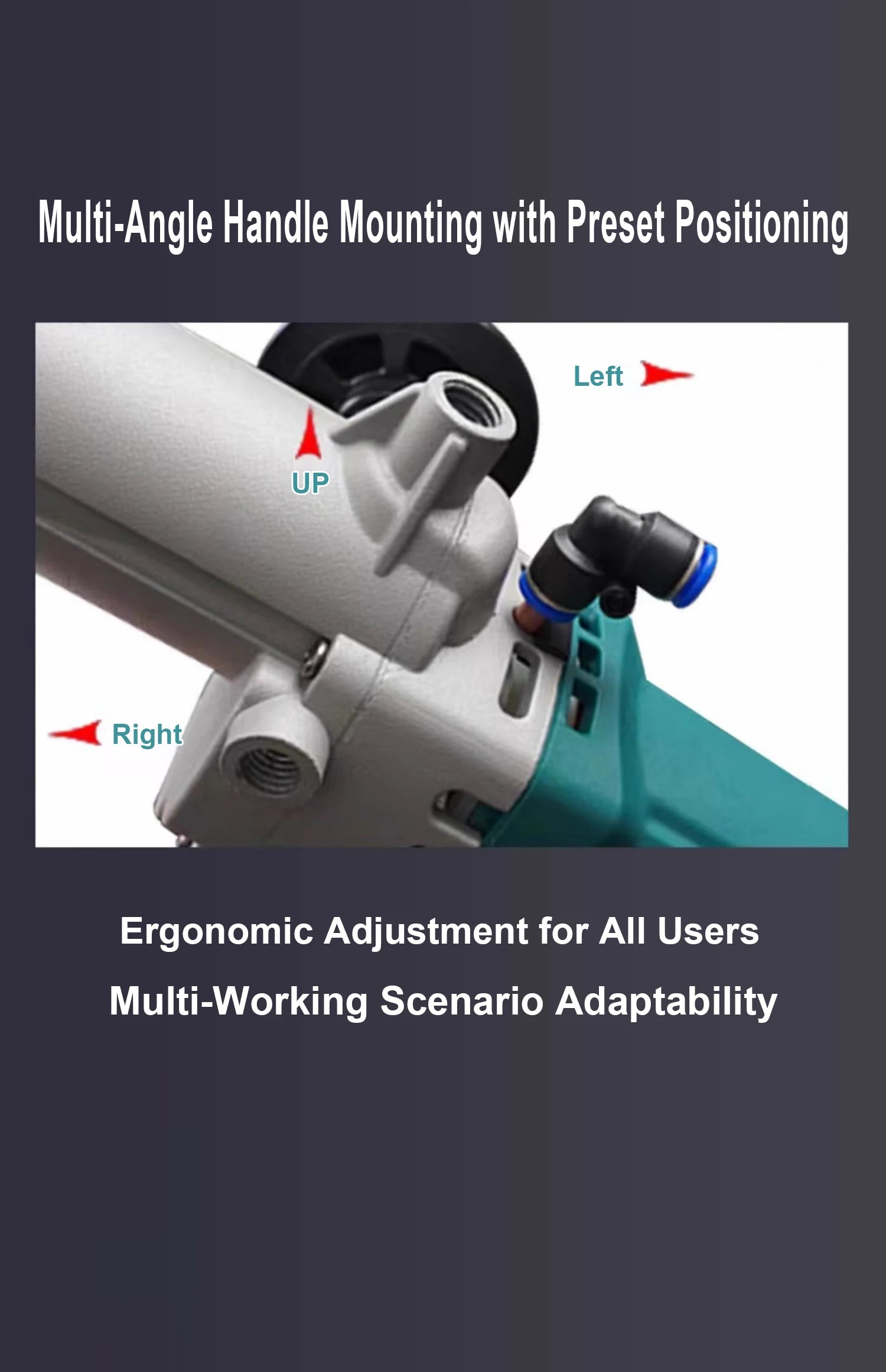 BODA Brushless Wet/Dry Drill 20-178mm , Water-Cooled Concrete Drill for Brick, Stone, Tile & Floor ,Professional Core Drilling