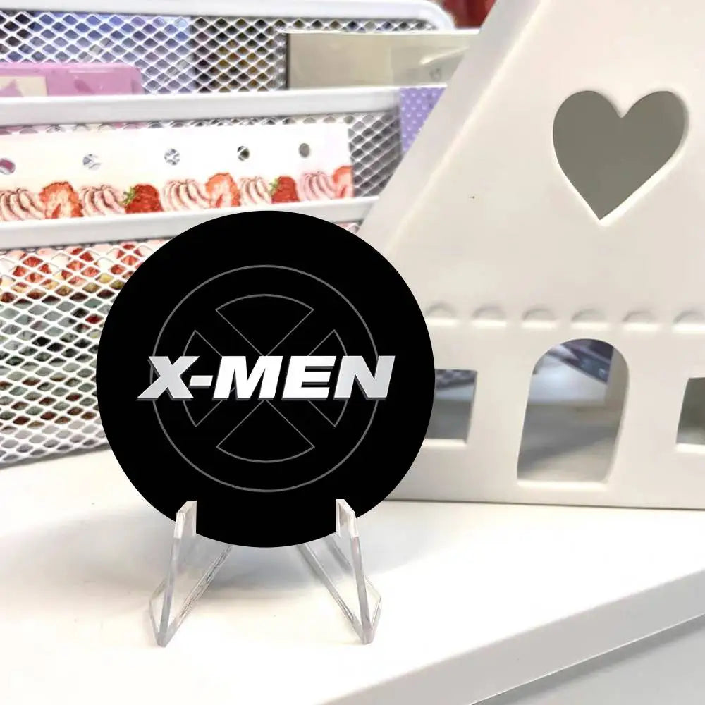 X-Xmen Logo Round Badge Creative Brooch Clothing Backpack Accessories Lapel Pin