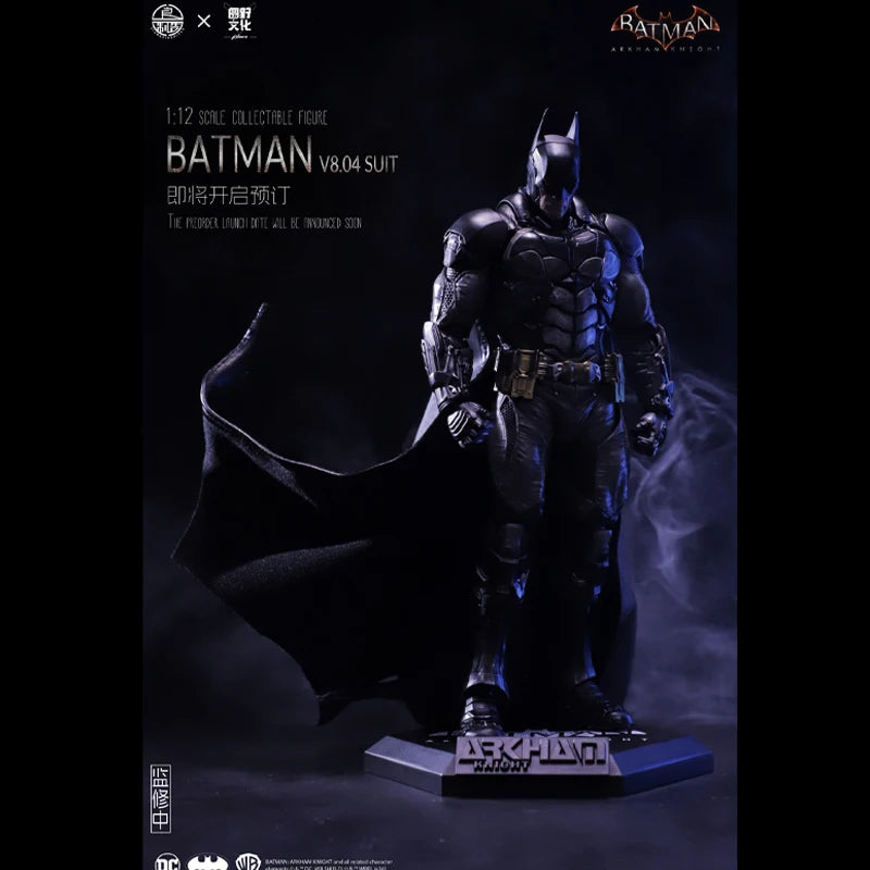 【In Stock】LPZZ DC001 1/12 Batman Arkham Dark Knight Warrior Edition Action Figure Full Set 6in Scale Male Soldier Collectible