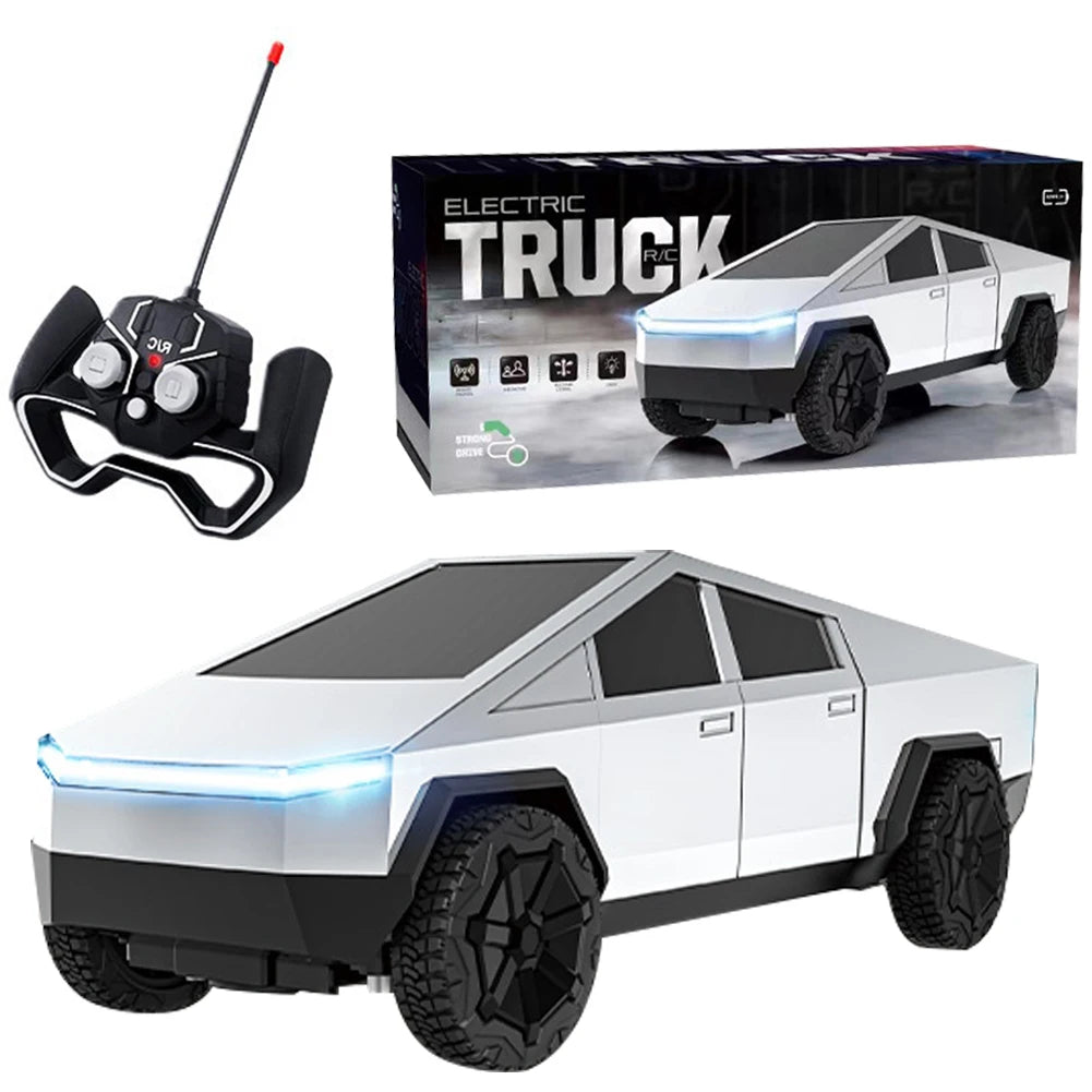 1:24 Pickup Remote Control Car, 4WD Off-Road RC Truck Toy,27MHz Wireless Remote Car with LED Lights,Birthday Gift for Boys Kids