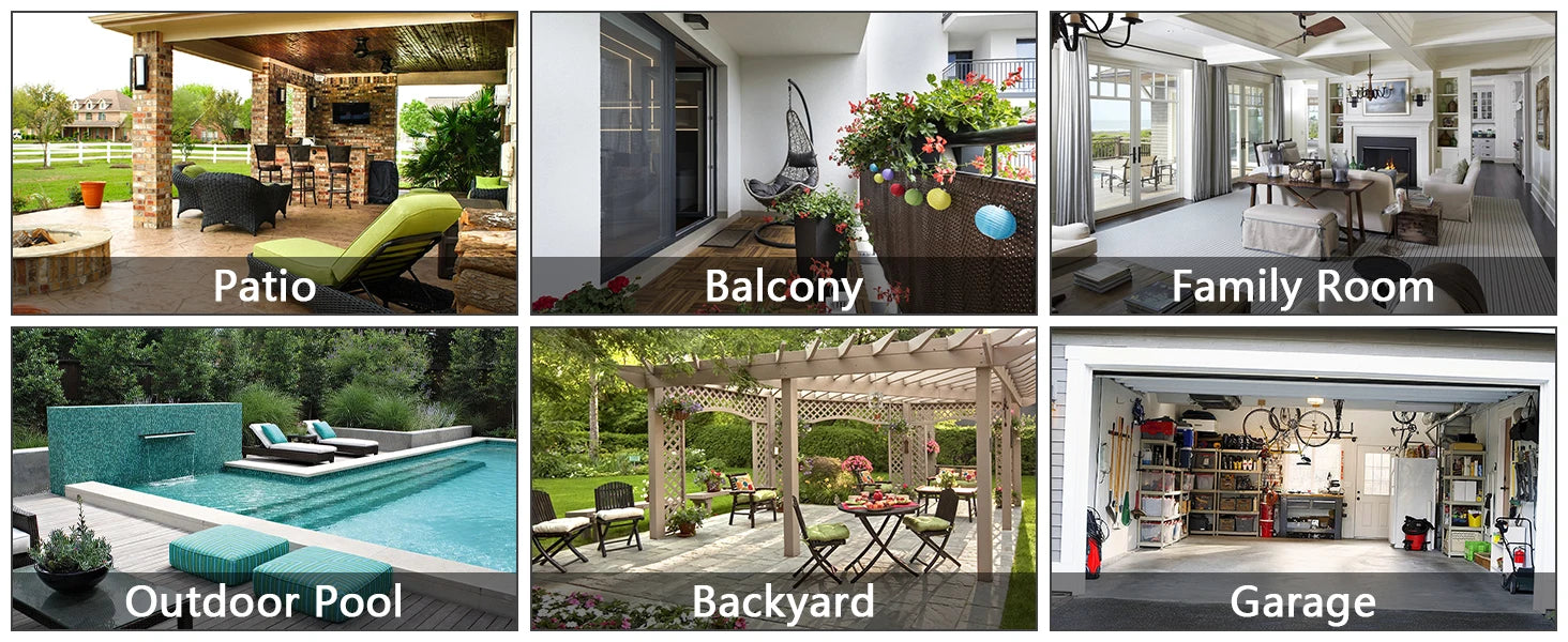 Herdio 2PCS 4'' Passive Indoor Outdoor Speakers With 200W Powerful Bass Expansive Stereo Sound Coverage All-Weather Durability