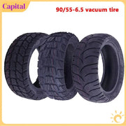 10 Inch 90/55-6 Vacuum Tire Electric Scooter Tyre, 90/55-6.5 for Electric Skateboard Hoverboard Balance Wheel Replacement Parts