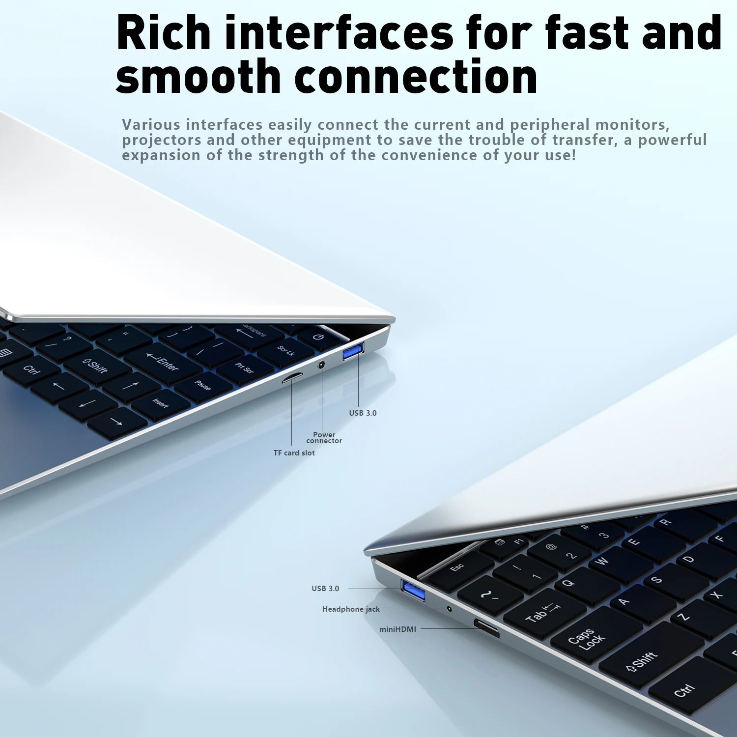 Laptop Intel Pentium N3700 16GB RAM 1024GB SSD Notebook 1920*1080 Resolution Windows 11 Unlock Computer Office Study gamer PC