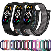 Nylon loop For Xiaomi Mi Band 7-7 nfc smartwatch Wristband Sport Miband7 Correa Replacement Bracelet smart band 7 6 5 4 3 Strap