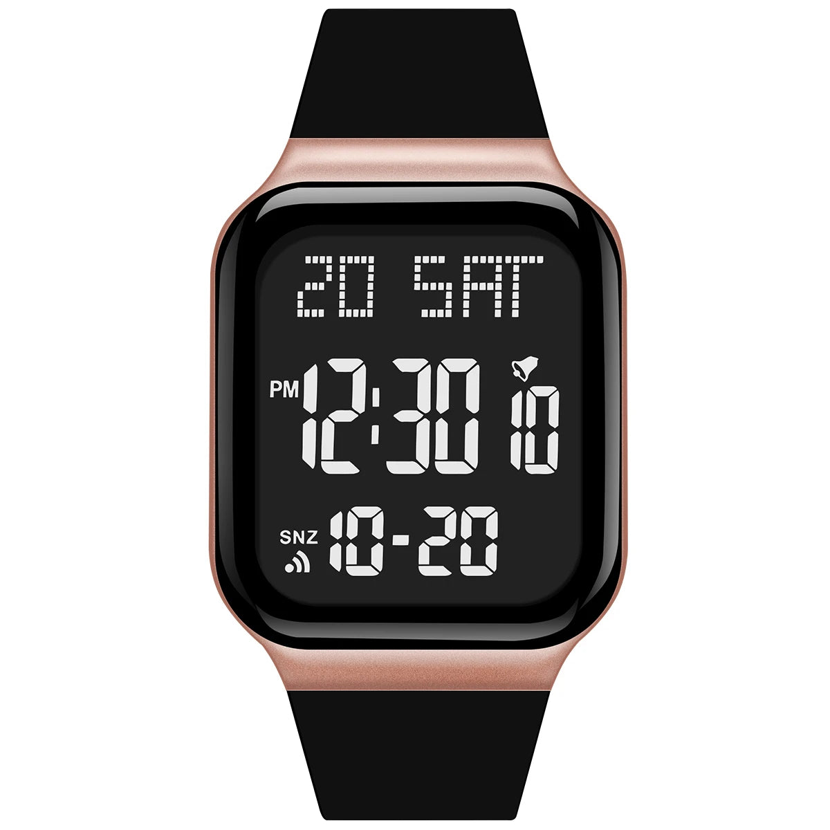 Student Watch Fashion Casual Sports Watch LED Luminous Waterproof Digital Display Electronic Watch Unisex