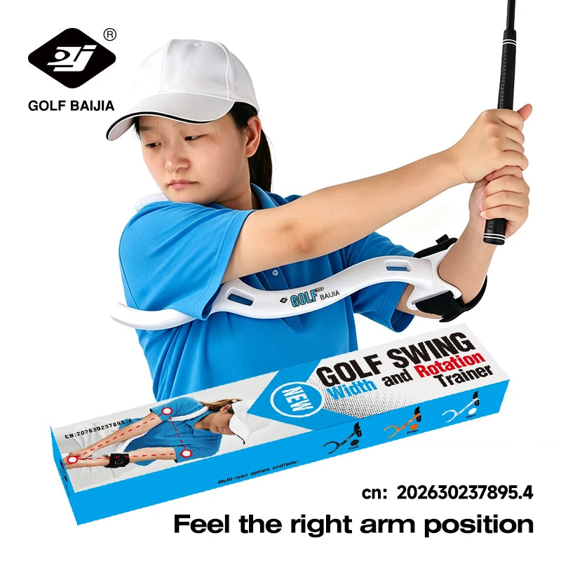 Golf Arm Swing Trainer, the Prosendr Widener, Golf Swing Width Trainer, Arm Swing Posture Improve Device, Suitable for Practice