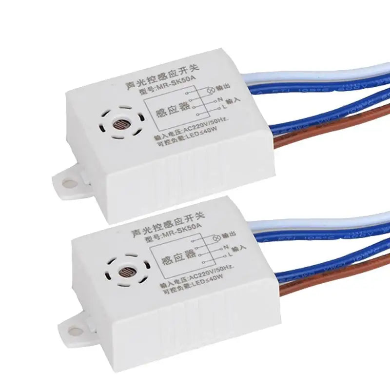 Control your home lighting hands-free with this sensitive voice-activated sound sensor switch—an innovative smart solution perfect for stairs and convenient voice-controlled lighting!