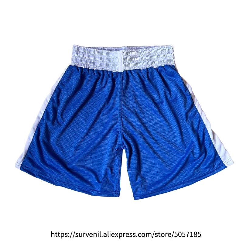 Muay Thai Shorts Quick Dry Boxing Clothes Men Women Kids Sanda Wushu Uniform Gym Martial Arts MMA Suit Boxing Shorts and Vest