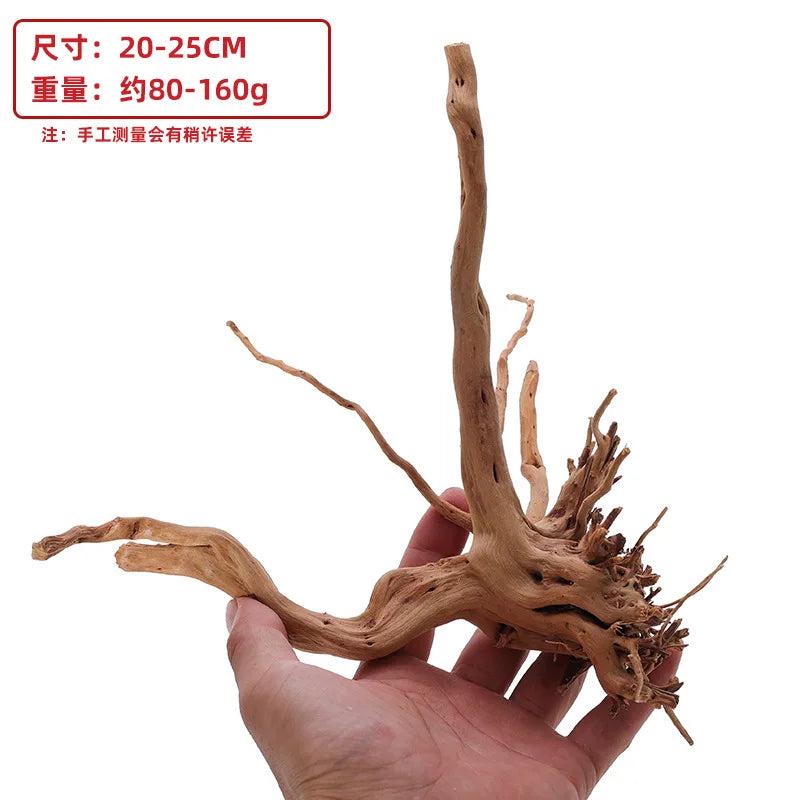 Fish Tank Decoration Natural Wooden Small Habitat Roots Driftwood Scenery Decorative Ornaments Aquarium Landscape Tree Roots