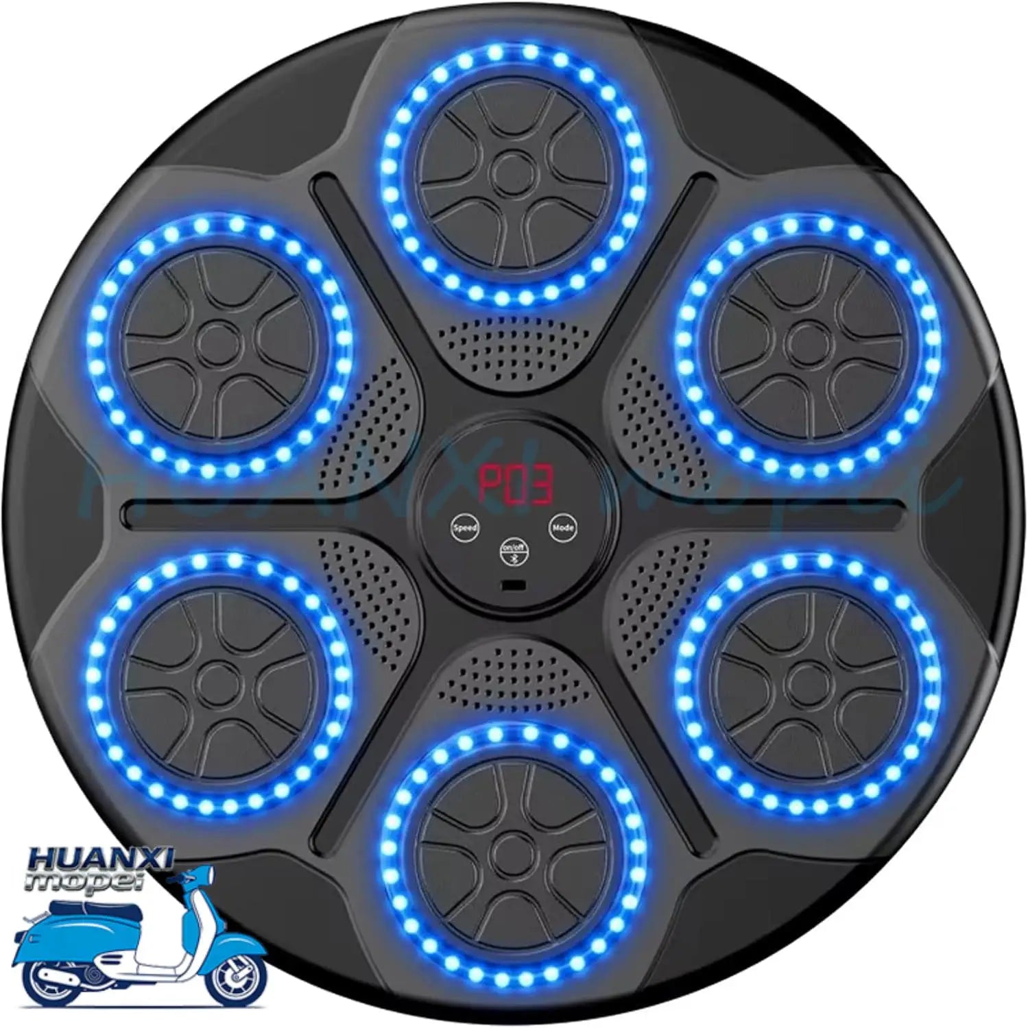 Upgrade Intelligent Music Boxing Machine for Adults & Kids, LED Display & Smart Bluetooth, Wall Mounted Boxing Trainer for Home, Indoor and Gym Use, Have Fun