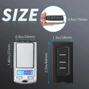 Car Key Shape Mini Digital Pocket Scale 0.01g Precision 100g/200g Portable Electronic Gram Scale LCD