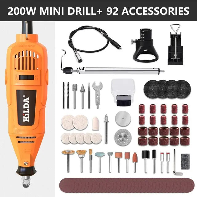 Electric Mini Drill Grinder Engraving Pen Mini Drill Electric Rotary Tool Grinding Machine Accessories