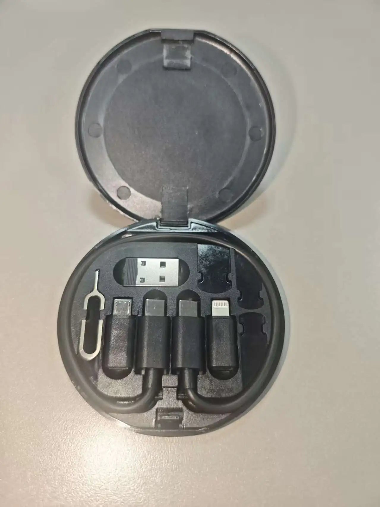 NNBILI Multifunctional USB Data Cable Set Storage Box with Multi USB Charging Adapter Cable Kit Usb To Type C Usb Adapter