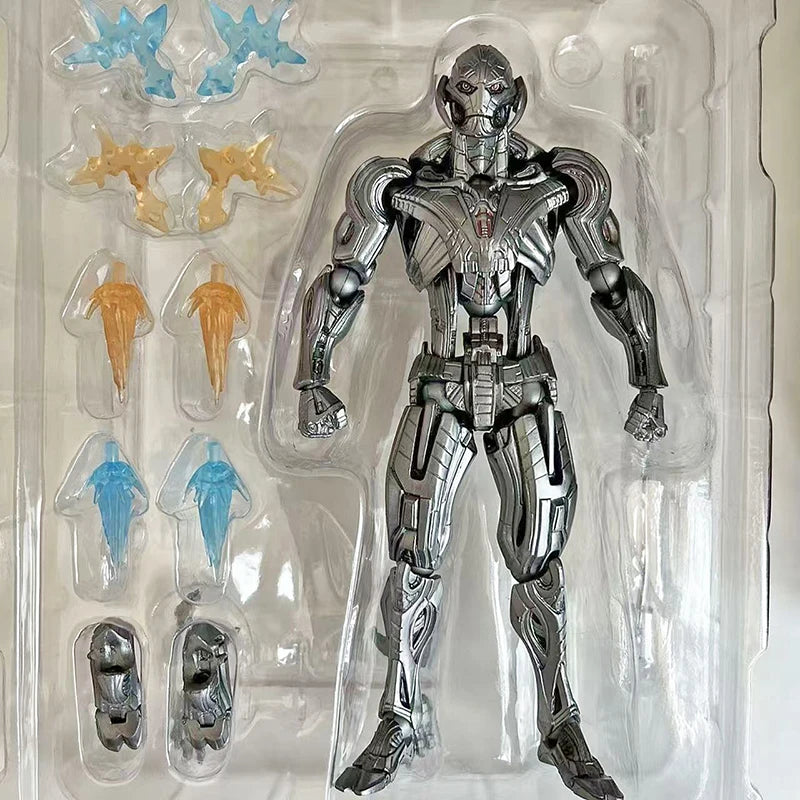 Revoltech Avengers Ultron Action Figure 17cm AC Toys Amazing Yamaguchi Ultron Figurine Movable Collection Ko Ornaments Model Toy