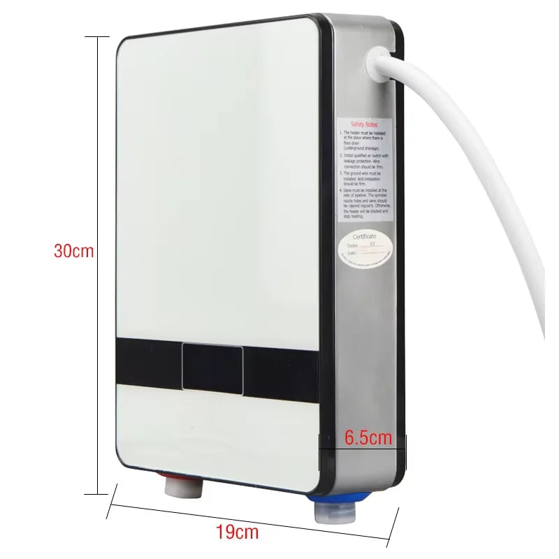 2025 Bathroom heating instant constant temperature heater kitchen hot water shower water electric water heater 6500W new