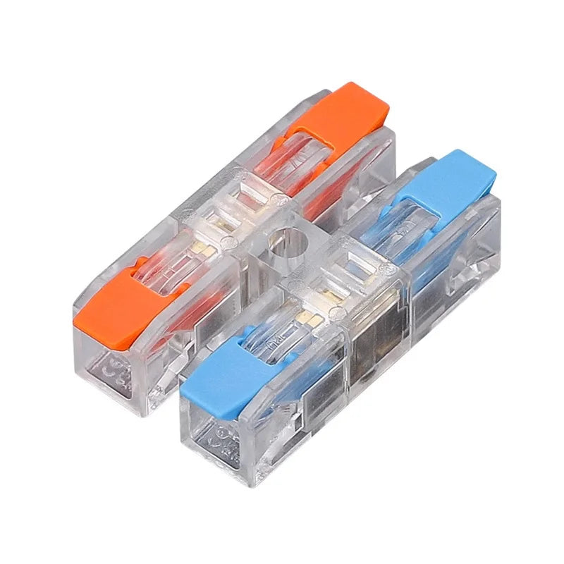 Make wiring a breeze with this compact LED wire connector terminal—quick press type, 2-12 pin screw fixing, and easy push-in design for fast electrical docking!