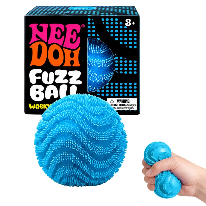 New Schylling NeeDoh Fuzz Ball & Maltose Candy Sensory Squeeze Toy Stress Relief Fidget Ball for Adults Kids Toy