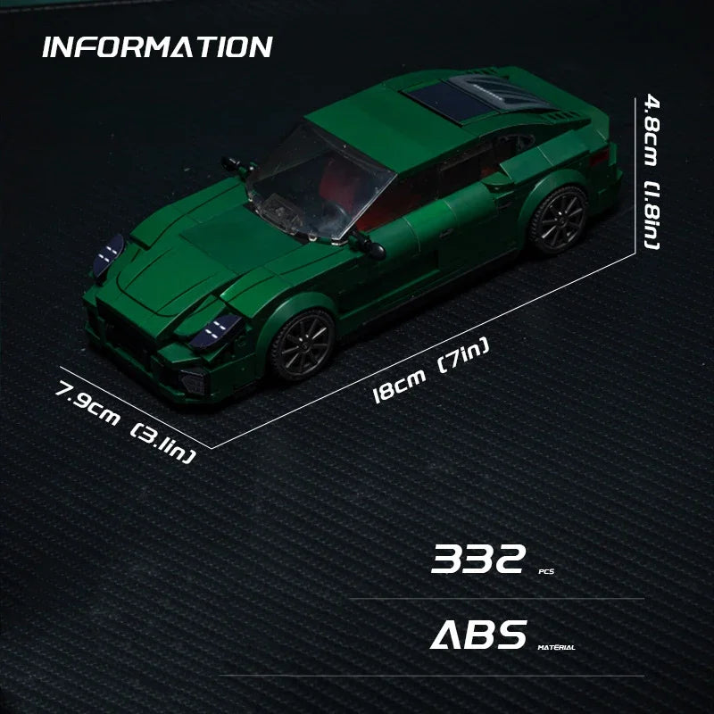 Technical Car Speed Racing Building Blocks Bricks Sets Sports Car MOC Garage City Vehicle Creative Toys For Kids