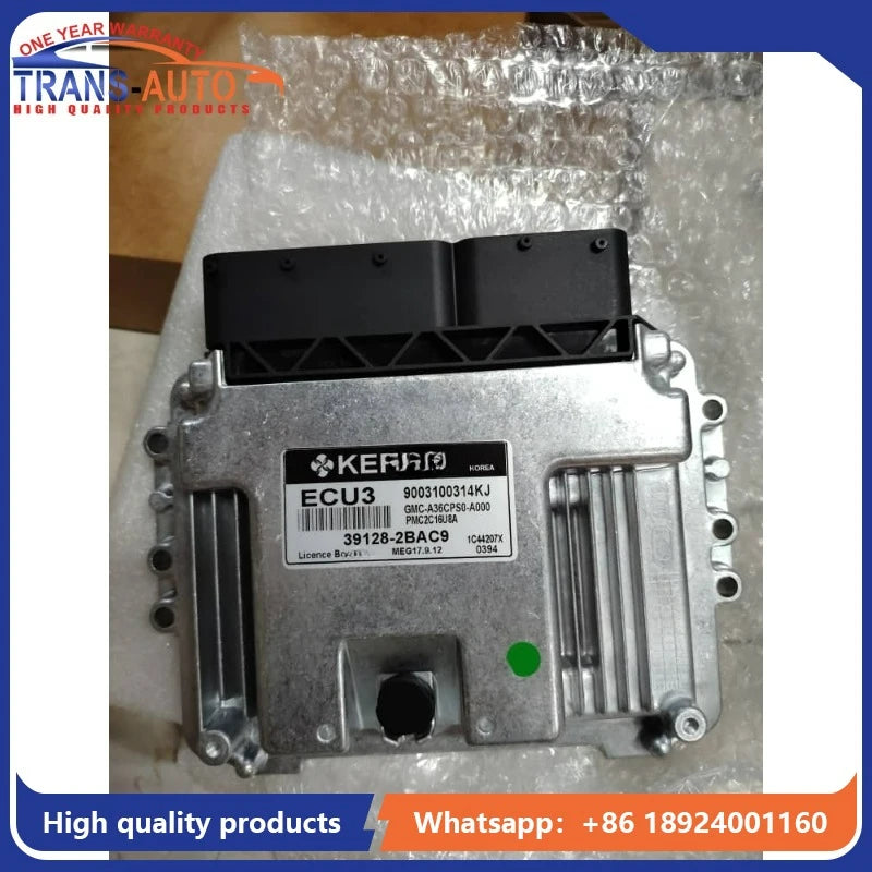 High Quality  39128-2BAC9  Brand New ECU3 Car Engine Computer Board Electronic Control Unit Fit For Hyundai MEG17.9.12 ECU3