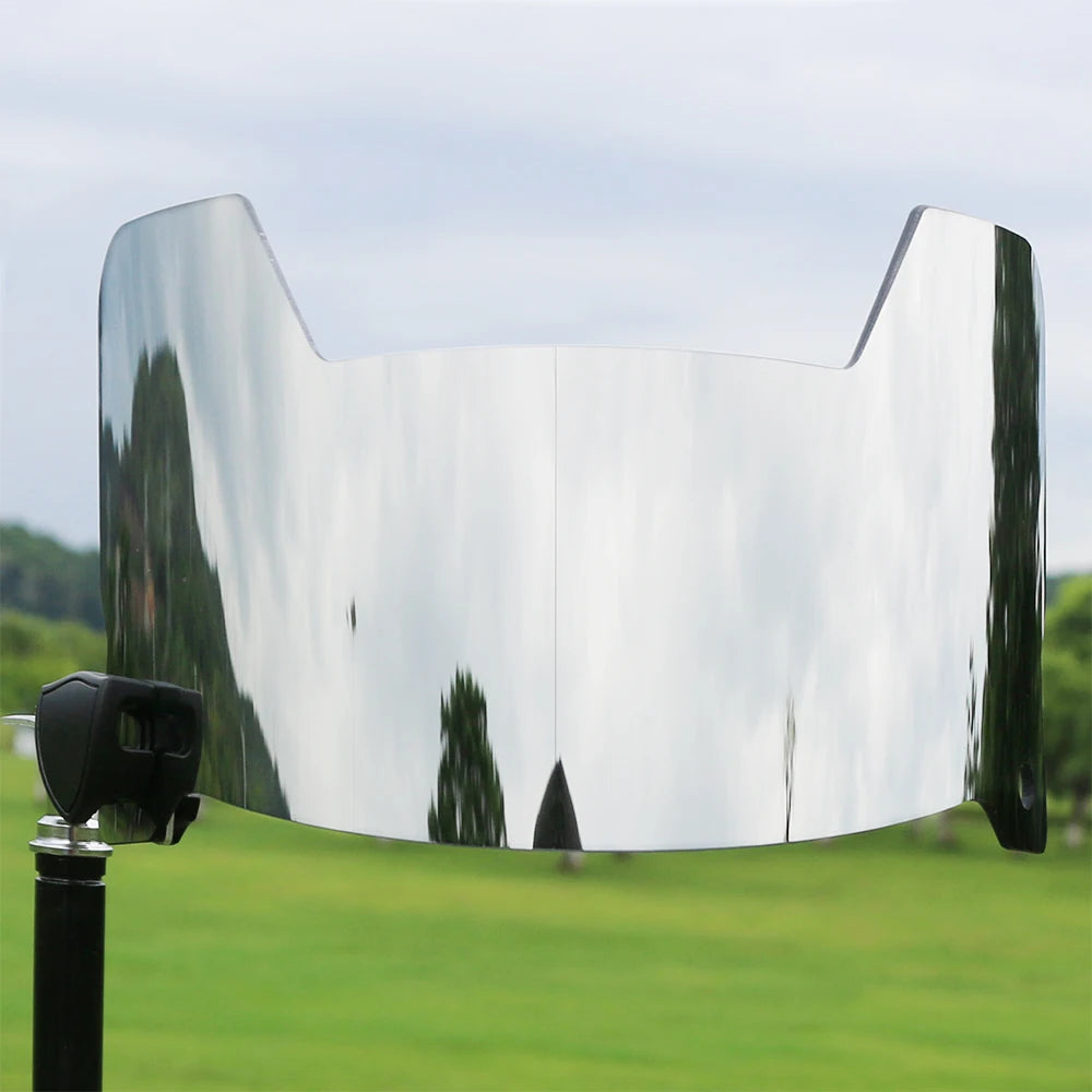 Universal Chrome Football Visor with Clip for American Football Helmet Eye Shield Visor for Adult And Youth Rugby Helmet