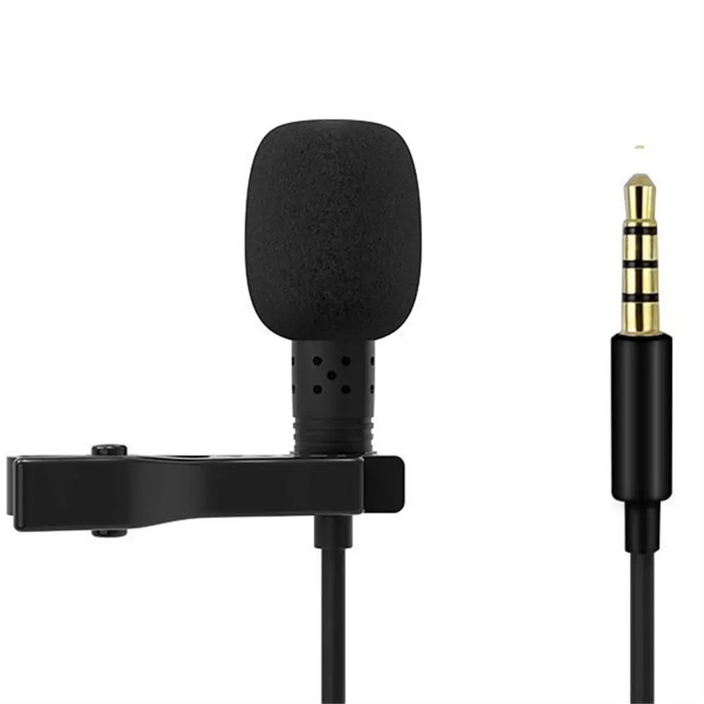 Capture crystal-clear audio with this small clip-on microphone—featuring mobile phone compatibility, noise reduction, and perfect for live broadcasts and voice recording!