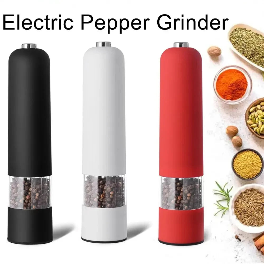 Season with precision using this electric automatic salt and pepper mill—featuring LED light and adjustable coarseness for perfect flavor every time!