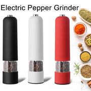 Season with precision using this electric automatic salt and pepper mill—featuring LED light and adjustable coarseness for perfect flavor every time!