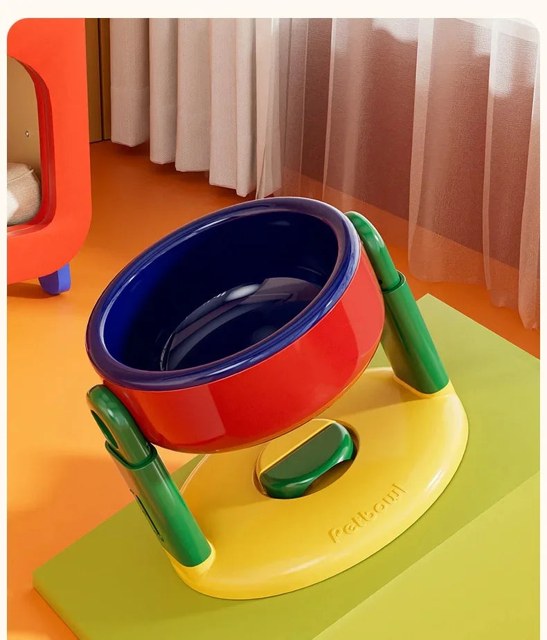 Make mealtime fun and healthy with these foldable slow-feed double pet bowls featuring 3 adjustable heights—perfect for every furry friend!
