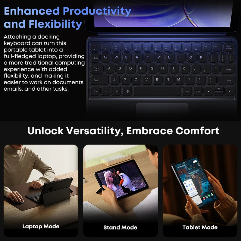 CHUWI Hi10 X1 Intel N150 2 IN 1 Windows Tablet Laptop UHD Graphics 10.1" LCD Screen 8GB DDR5 256GB SSD Tablets Windows 11 Wifi6
