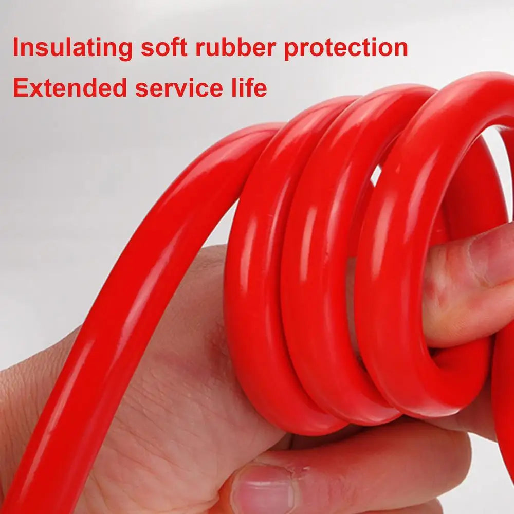 3/4 meters 1500A Car Battery Jump Starter Cable Booster Cable Clamps Emergency Jump Starter Leads Van SUV Double-ended Clips