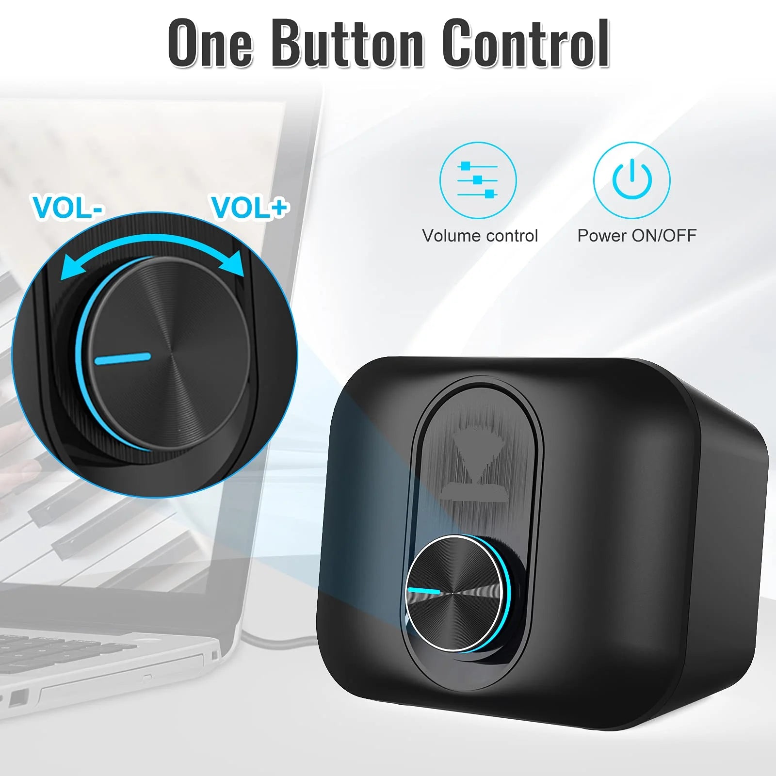 High Quality Desktop Computer Game Speakers Stereo Subwoofer Audio HP Home Laptop 2.1 Wired Multifunctional Computer Loudspeaker