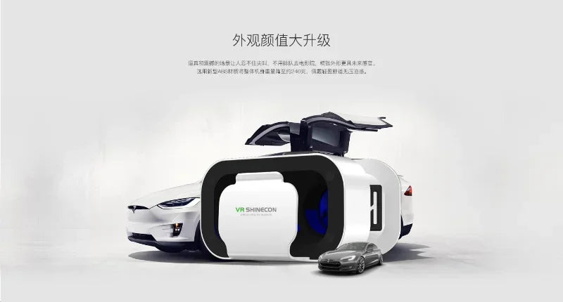 G05 3D VR SHINECON Glasses Headset Headmounted Virtual Reality Adjustable VR Glasses for 4.7-6.3inches Android Smart Phones