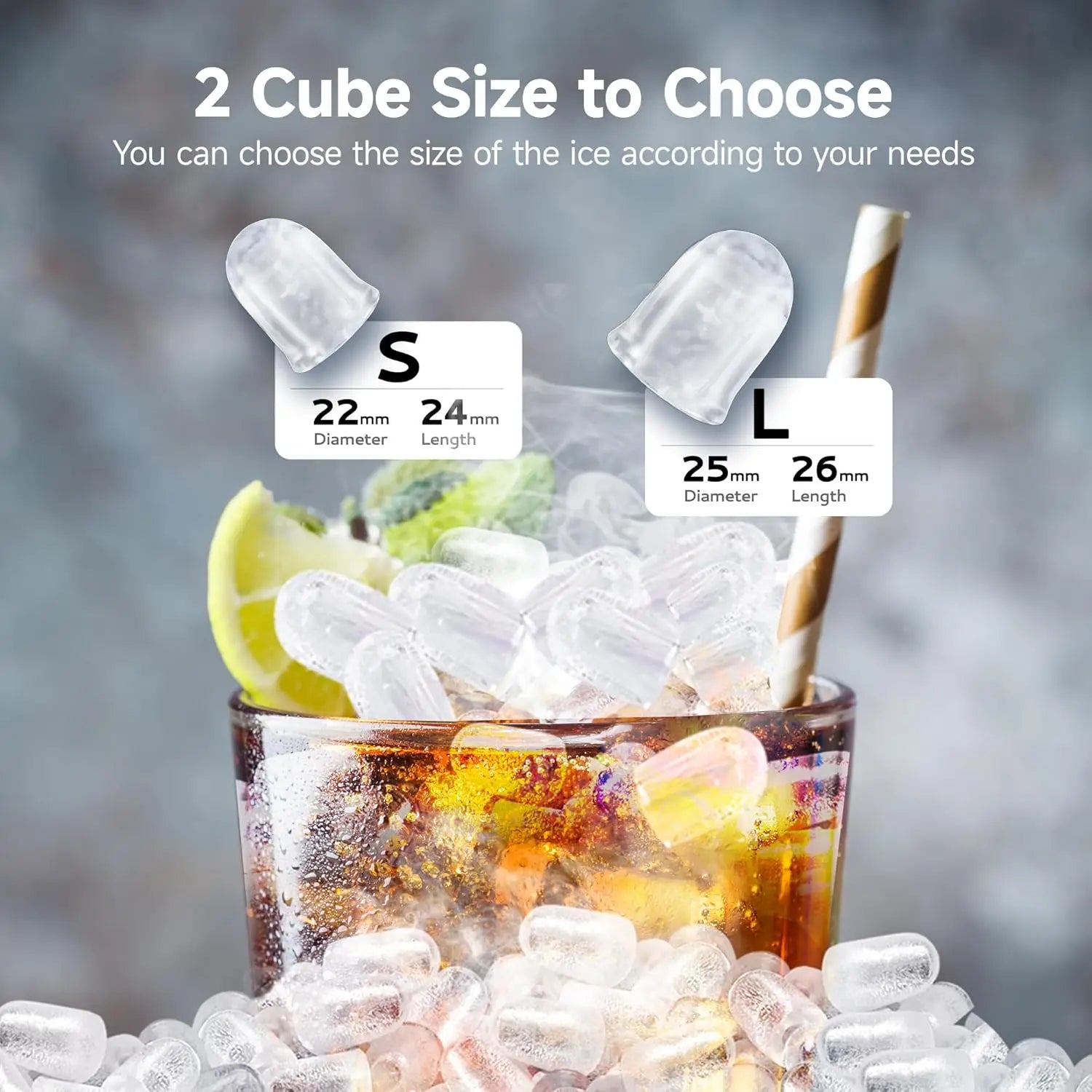 Ice Maker Countertop with Handle