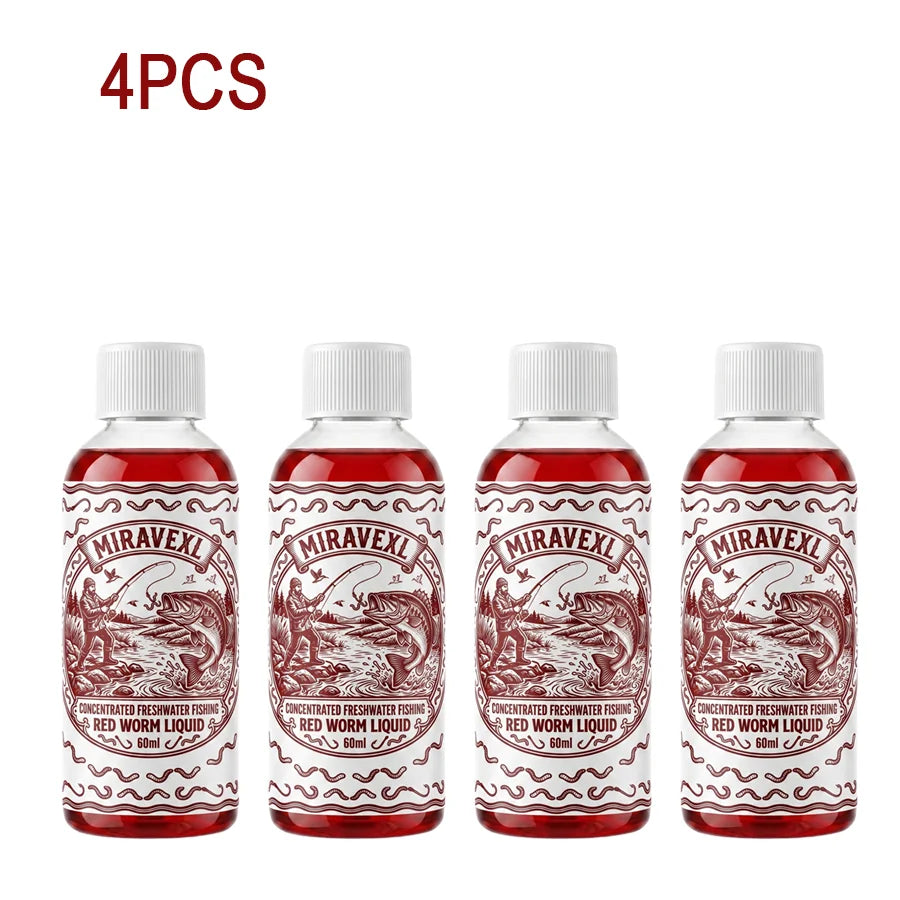 Concentrated Red Worm Liquid Fish Attractant Fishing Bait Additive Strong Scent Freshwater Carp Crucian Fishing Tackle
