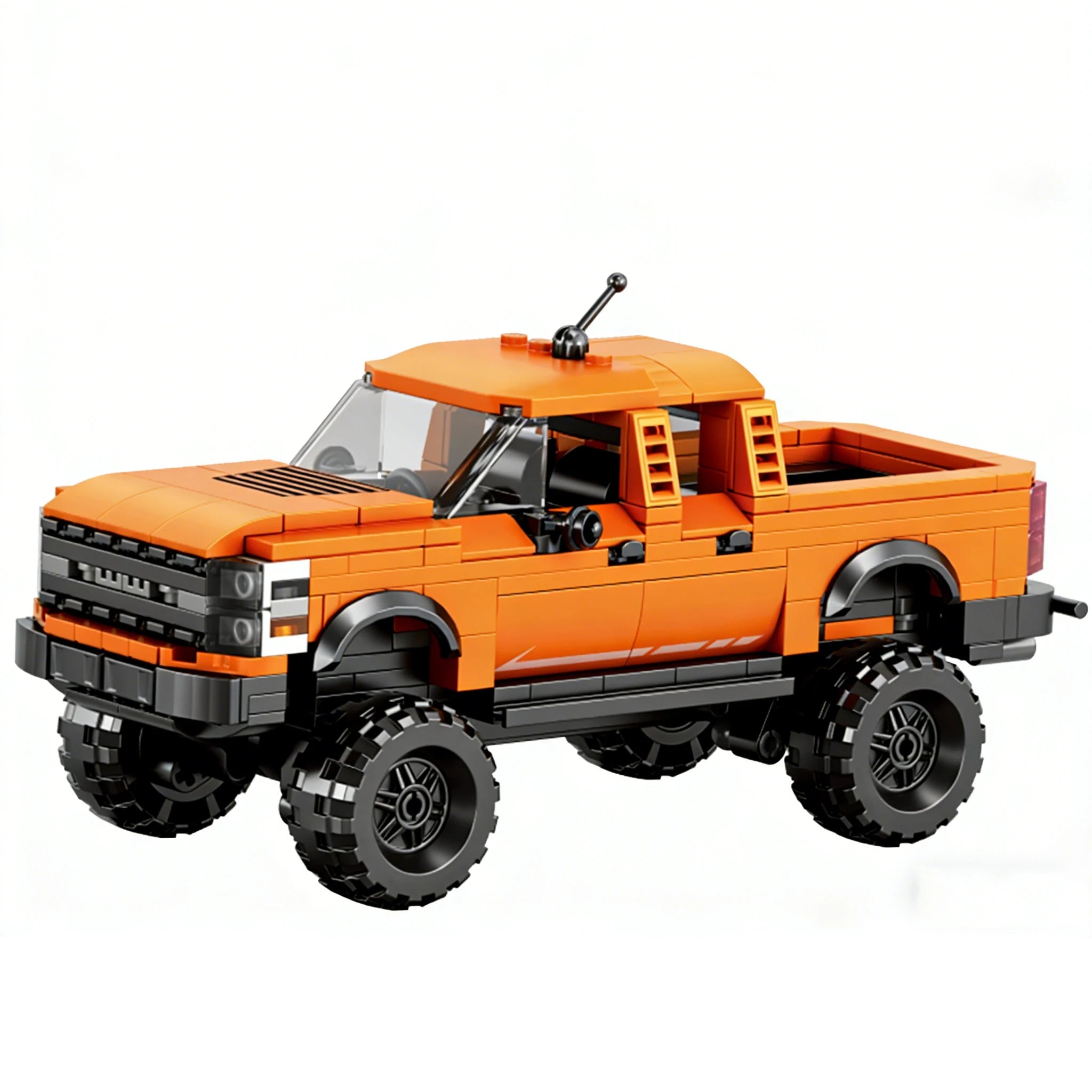 423PCS Pickup Truck Building Blocks City Freight Car Model Bricks Desktop Decoration Educational DIY Toys For Kids Holiday Gifts